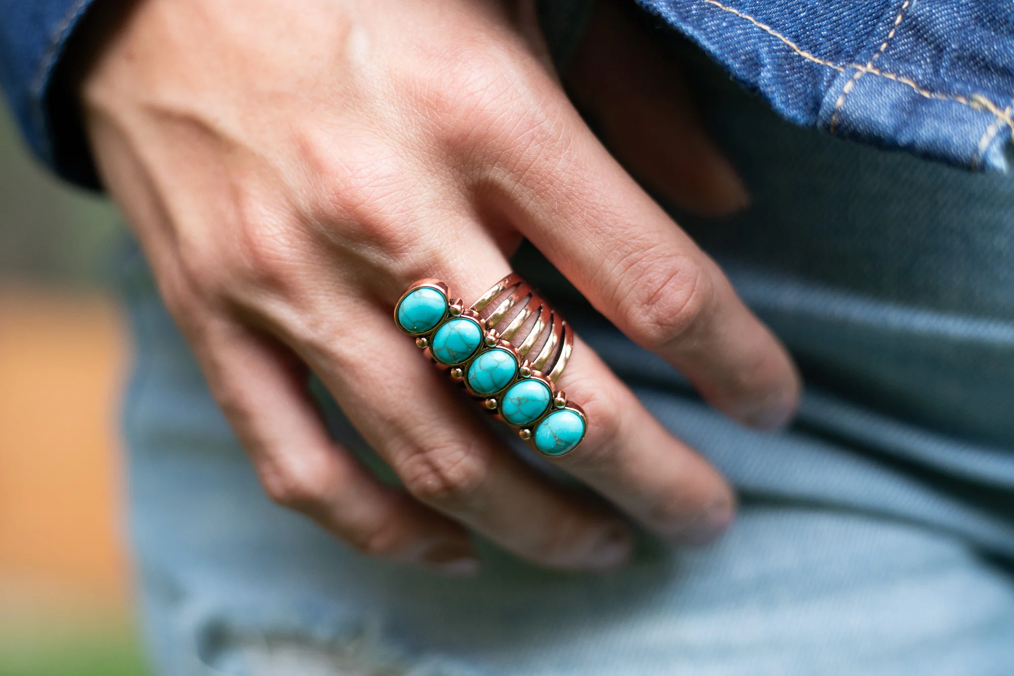 Five Stone Frontier Ring - Image 2