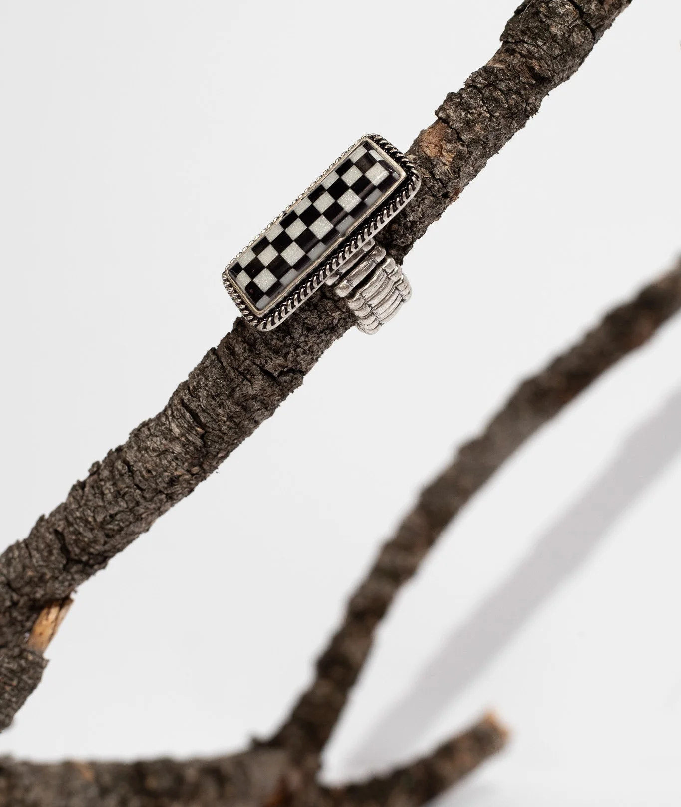 Checkered Past Statement Ring - Image 2