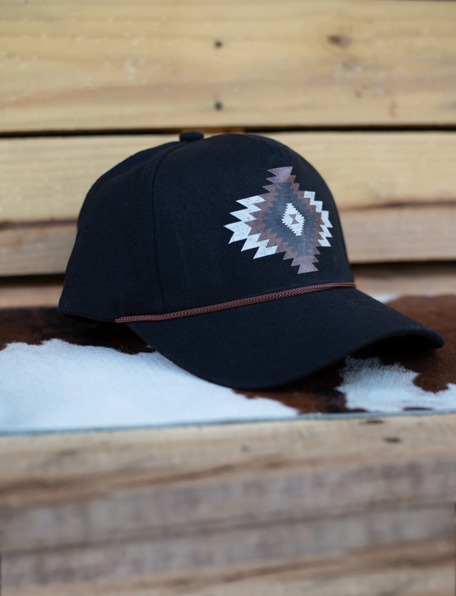 Desert After Dark Aztec Trucker Hat - Image 2