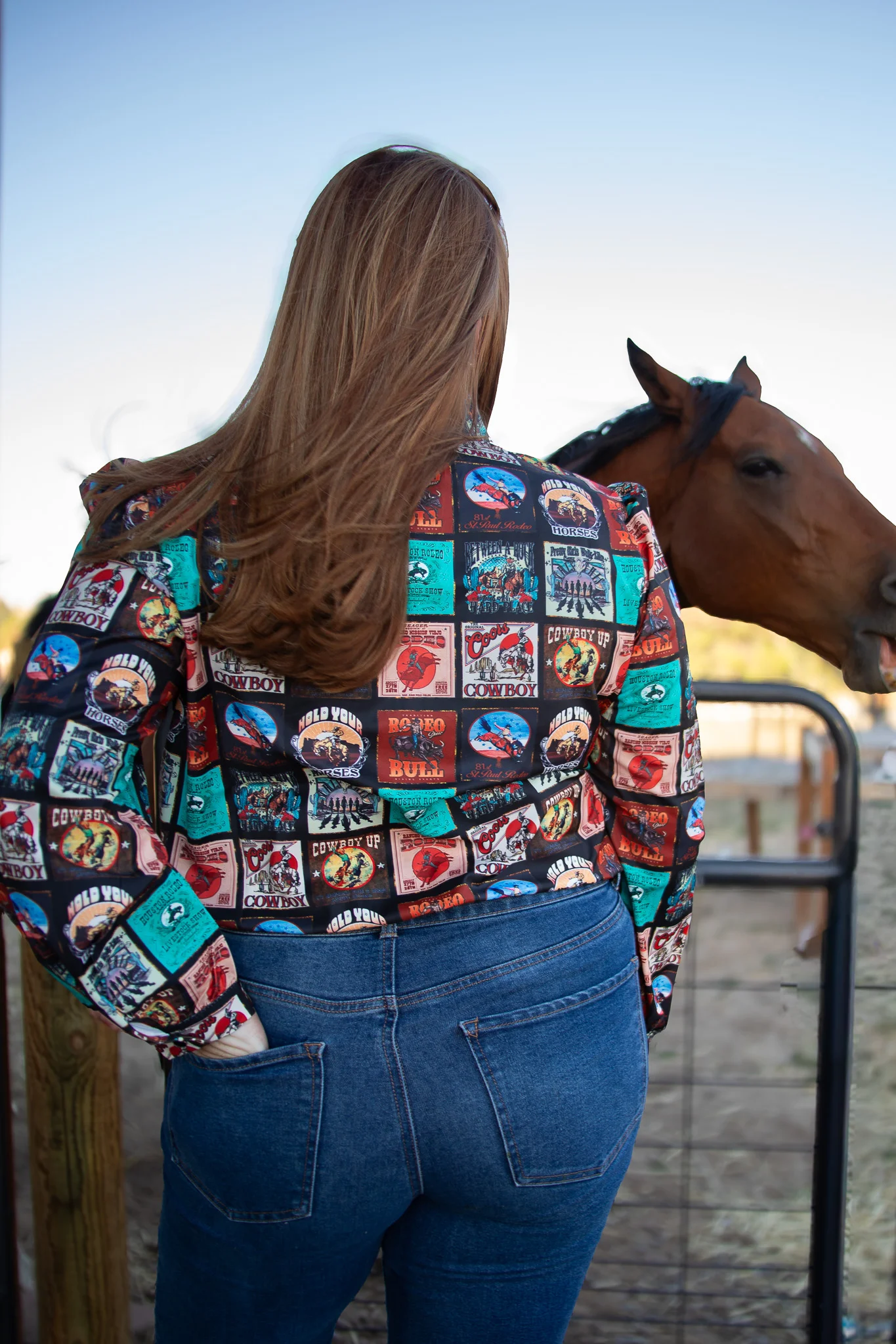 Postcards from the West Pearl Snap Shirt - Image 2