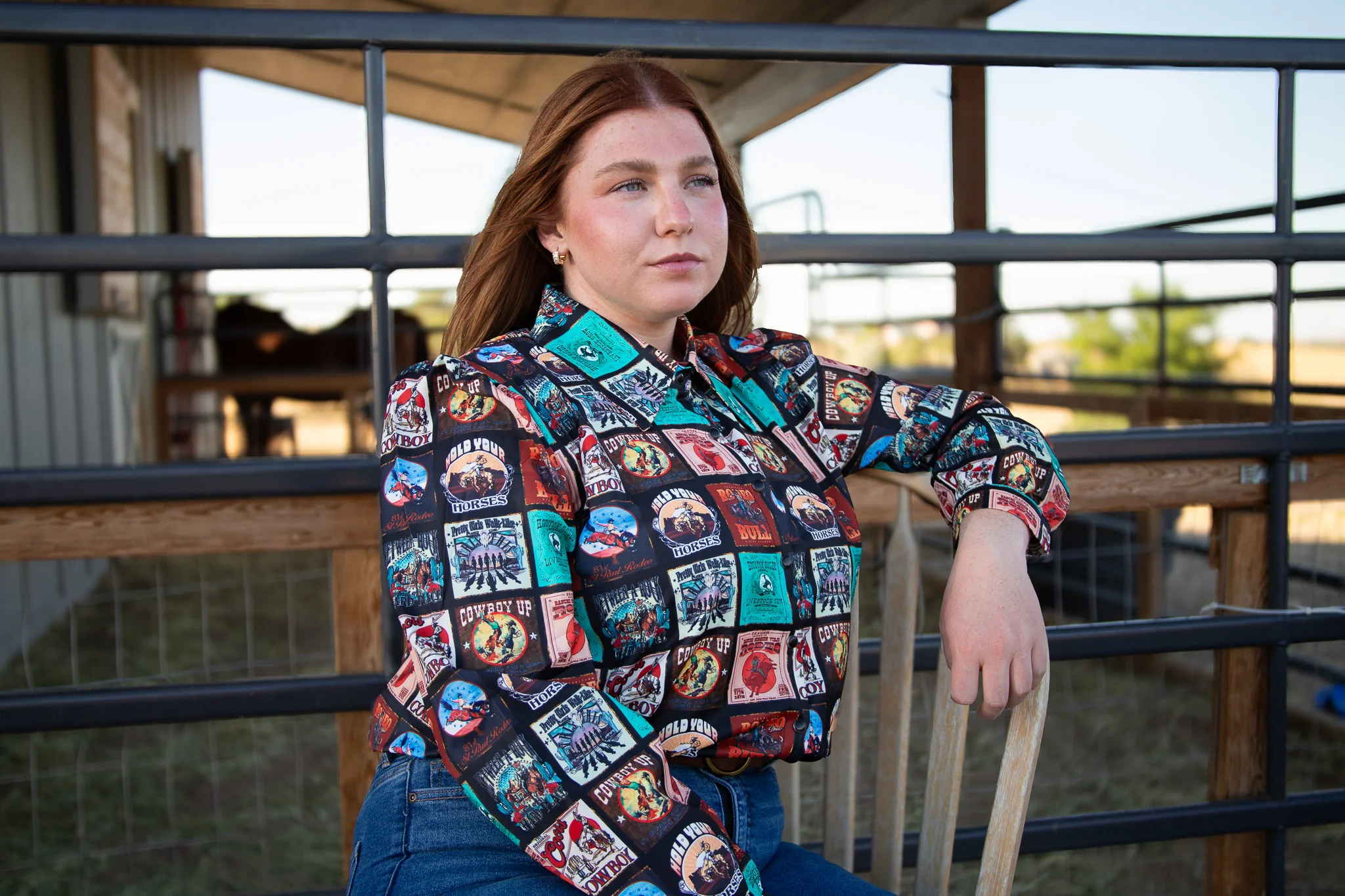 Postcards from the West Pearl Snap Shirt - Image 3