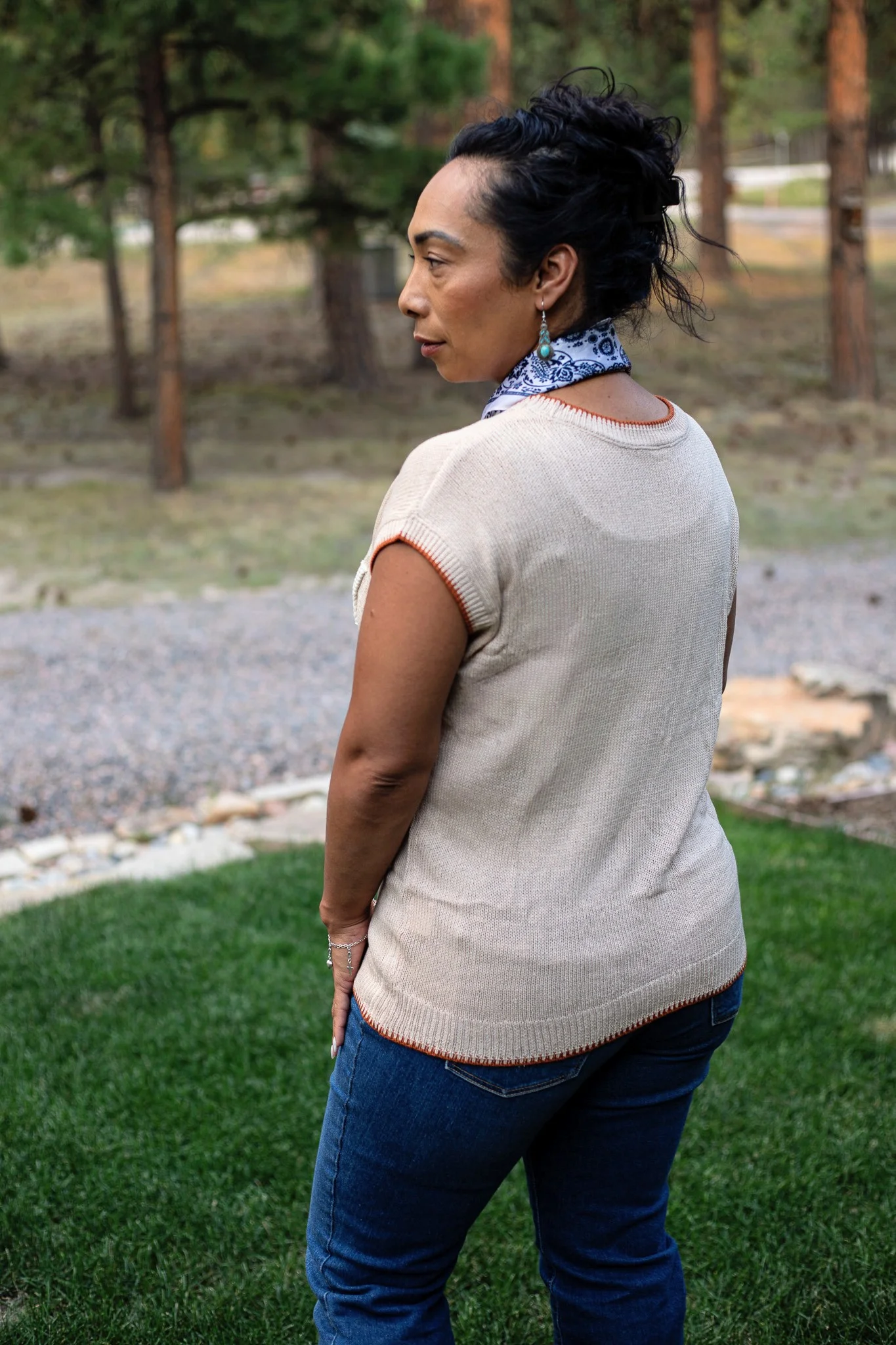 Sweet Talkin' HOWDY Knit Sweater Vest - Image 3