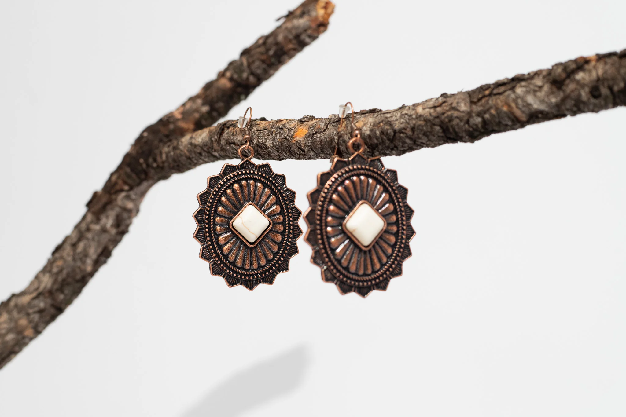 Copper Canyon Concho Earrings